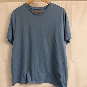 Goodfellow & Co Solid Navy Light Blue T-Shirt (XL)